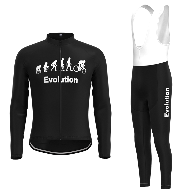 Evolution Retro Cycling Jersey Long sleeved suit