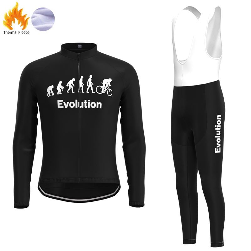 Evolution Retro Cycling Jersey Long sleeved suit