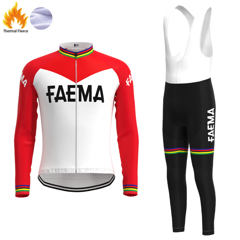 Faema 1969 Retro Cycling Jersey Long sleeved suit
