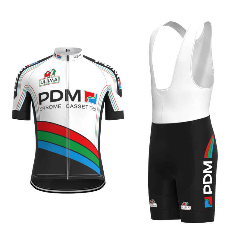 Équipe Cycliste PDM Retro Cycling Jersey Short sleeve suit