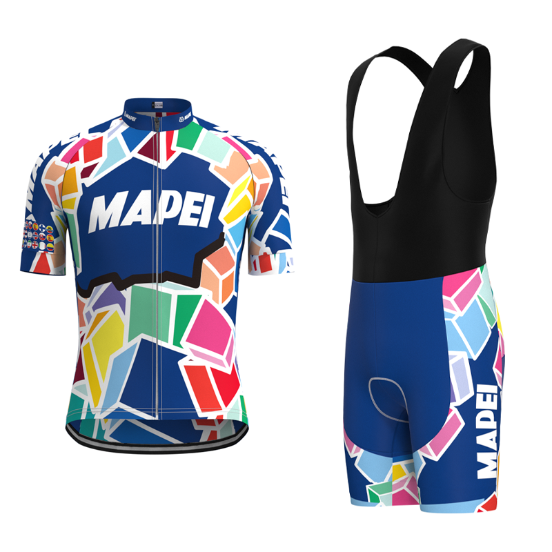MAPEI Retro cykeltrøje Kortærmet jakkesæt