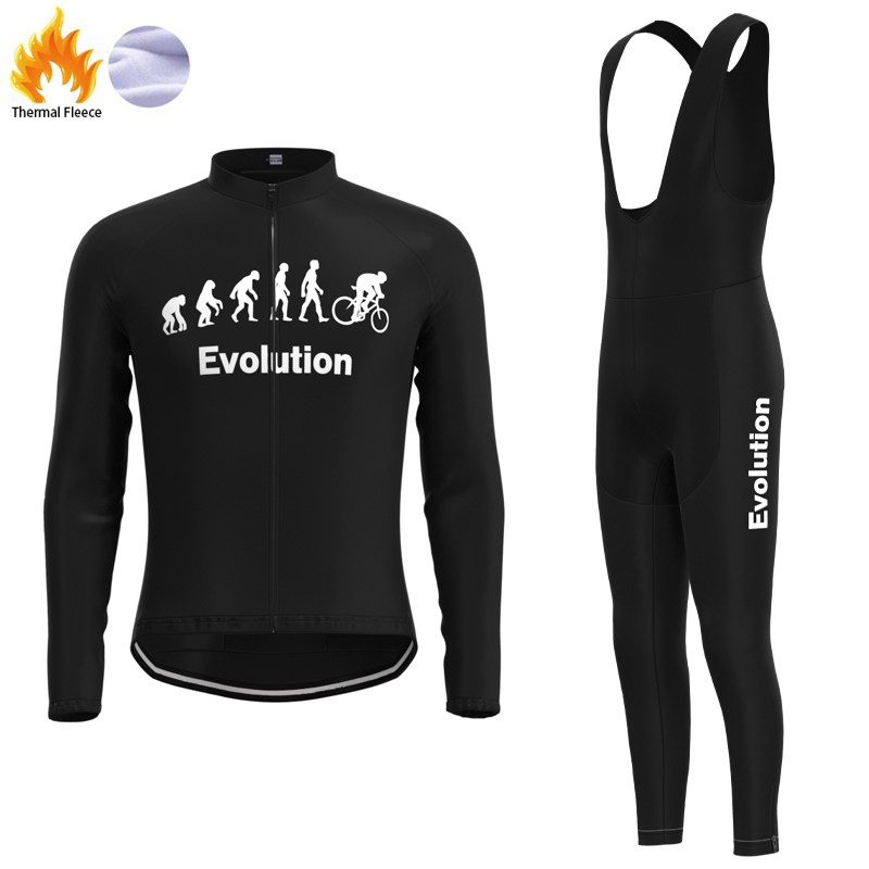 Evolution Retro Cycling Jersey Long sleeved suit