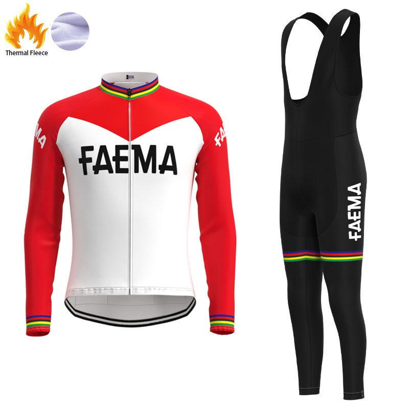 Faema 1969 Retro Cycling Jersey Long sleeved suit