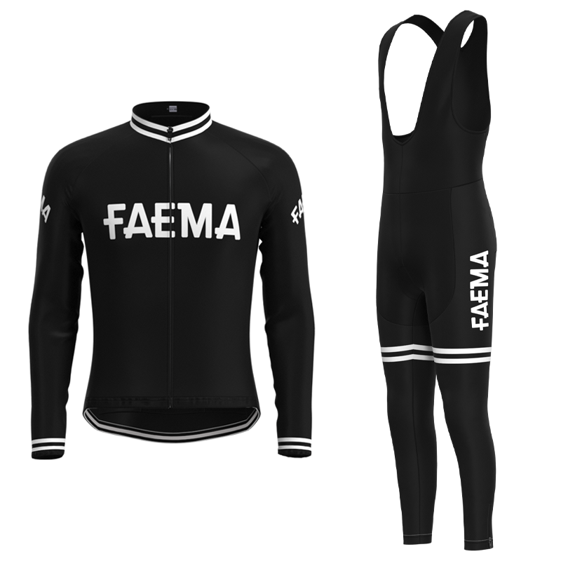 Faema 1955 Retro Cycling Jersey Long sleeved suit