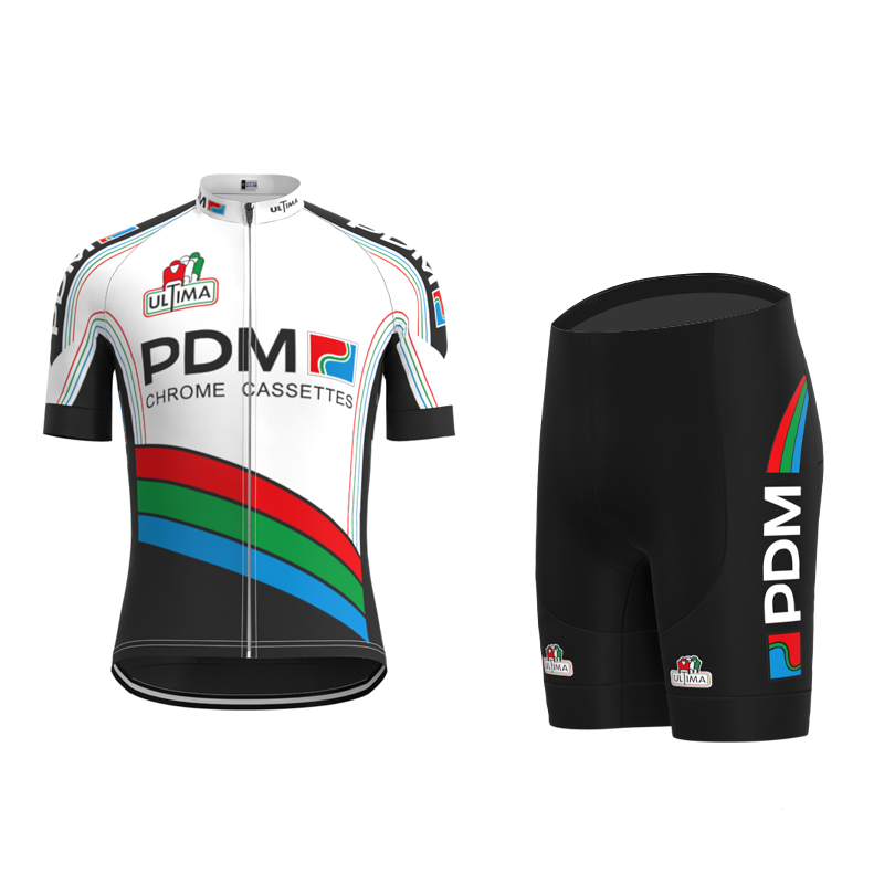 Équipe Cycliste PDM Retro Cycling Jersey Short sleeve suit