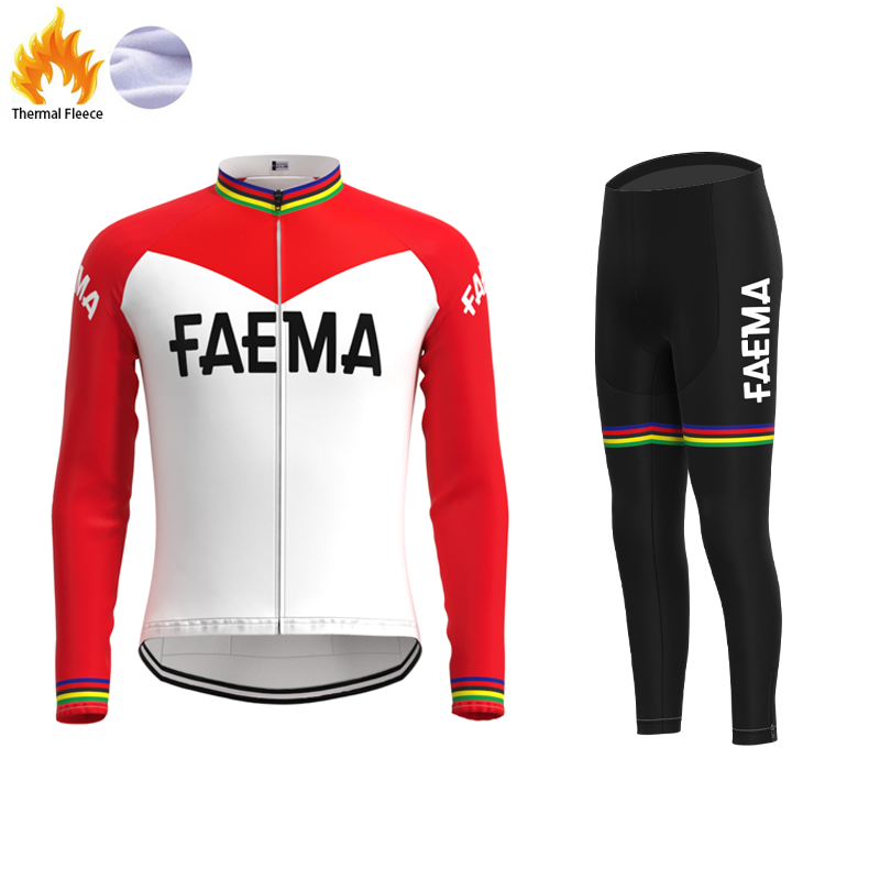 Faema 1969 Retro Cycling Jersey Long sleeved suit