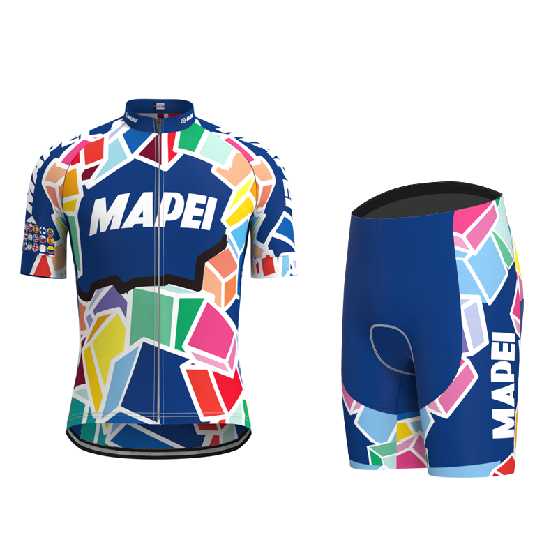 MAPEI Retro cykeltrøje Kortærmet jakkesæt