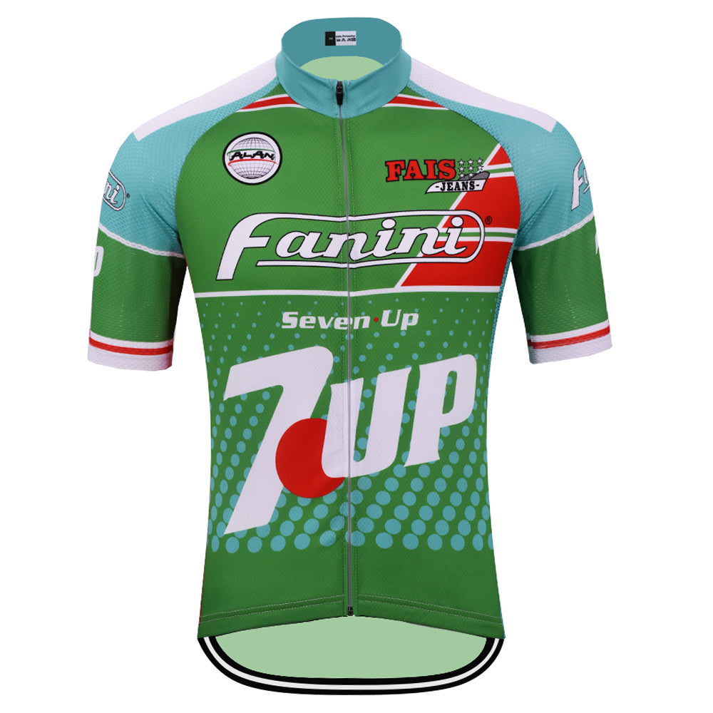 7 UP Retro cykeltrøje Kortærmet