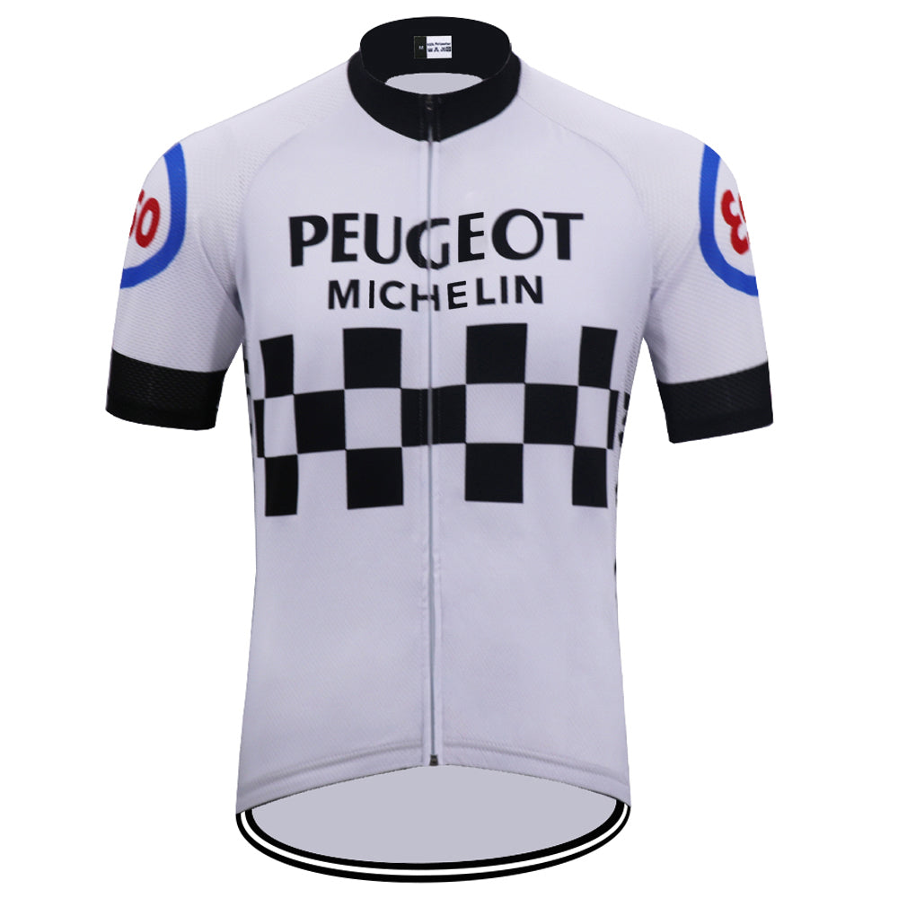 PEUGEOT Retro cykeltrøje Kortærmet