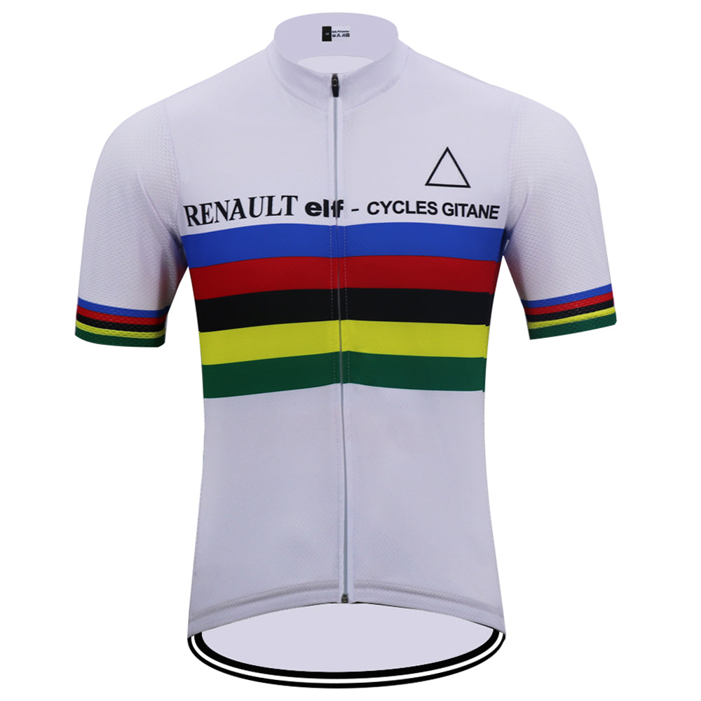 RENAULT elf Retro Cycling Jersey Short sleeve