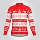 Christmas Long Sleeve Cycling Jersey Winter Fleece Wool