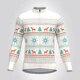 Christmas Long Sleeve Cycling Jersey Winter Fleece Wool