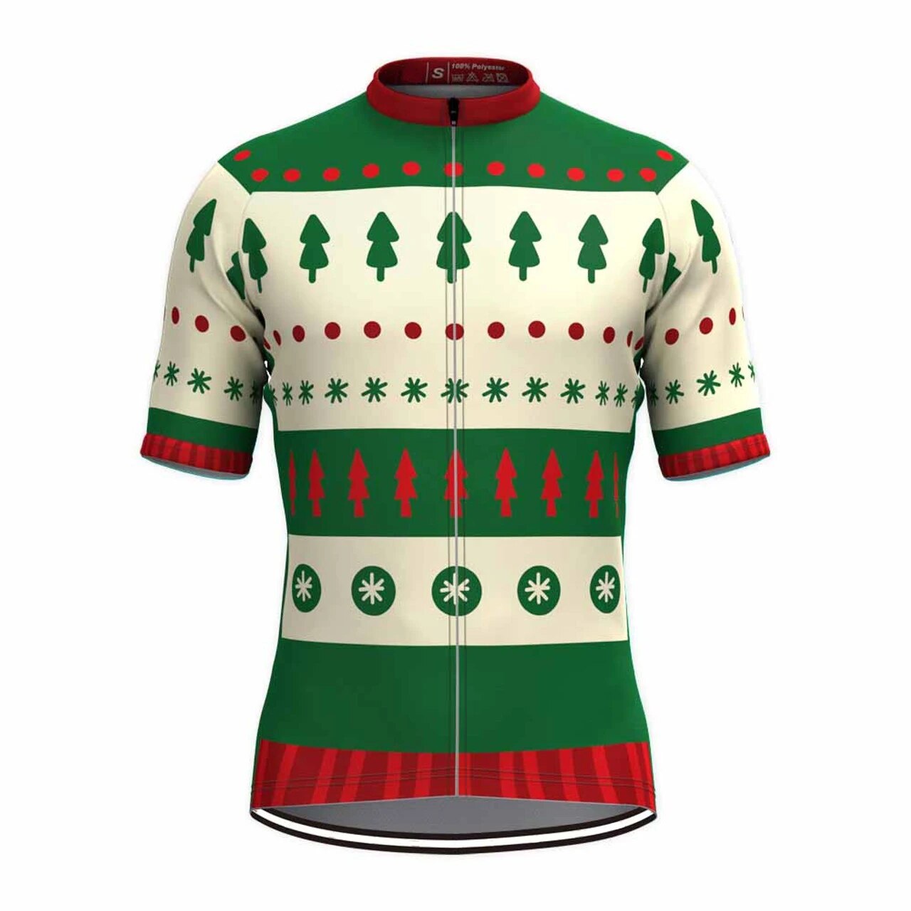 Christmas Cycling Jersey Short Sleeve