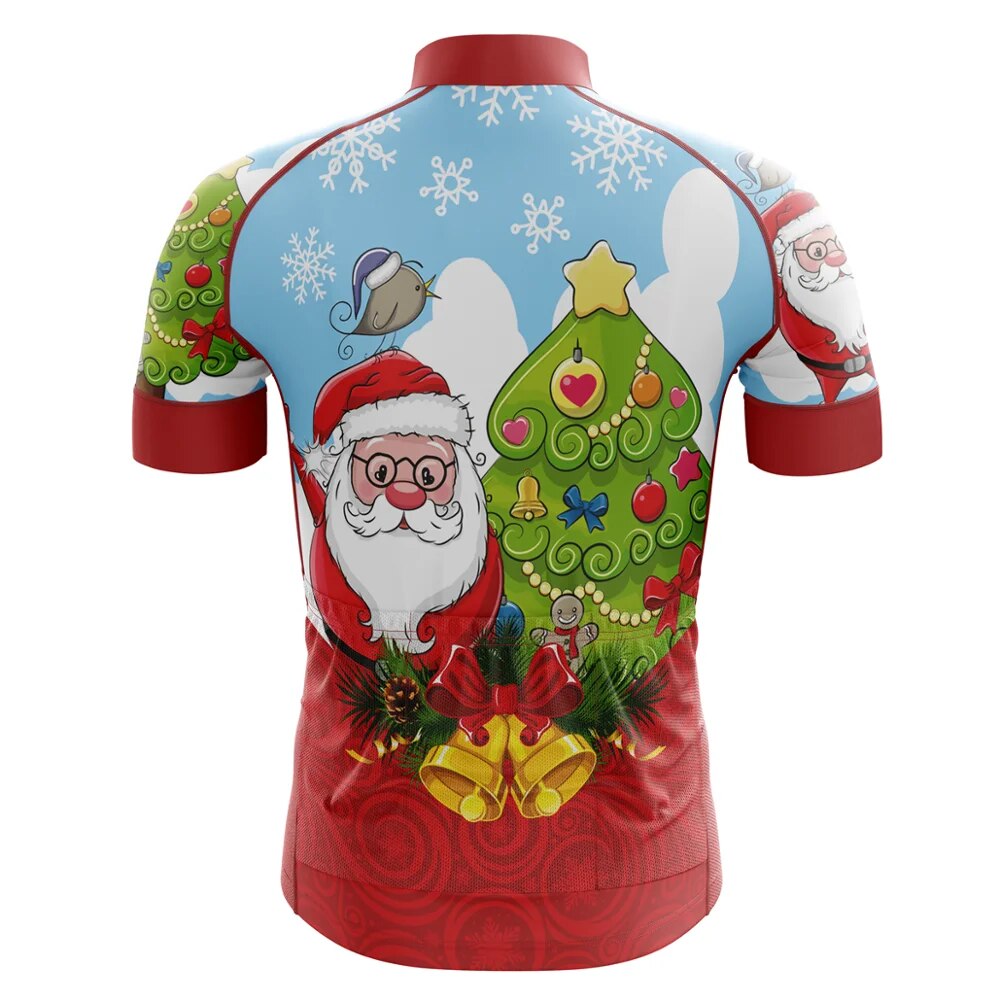 Christmas Cycling Jersey Short Sleeve