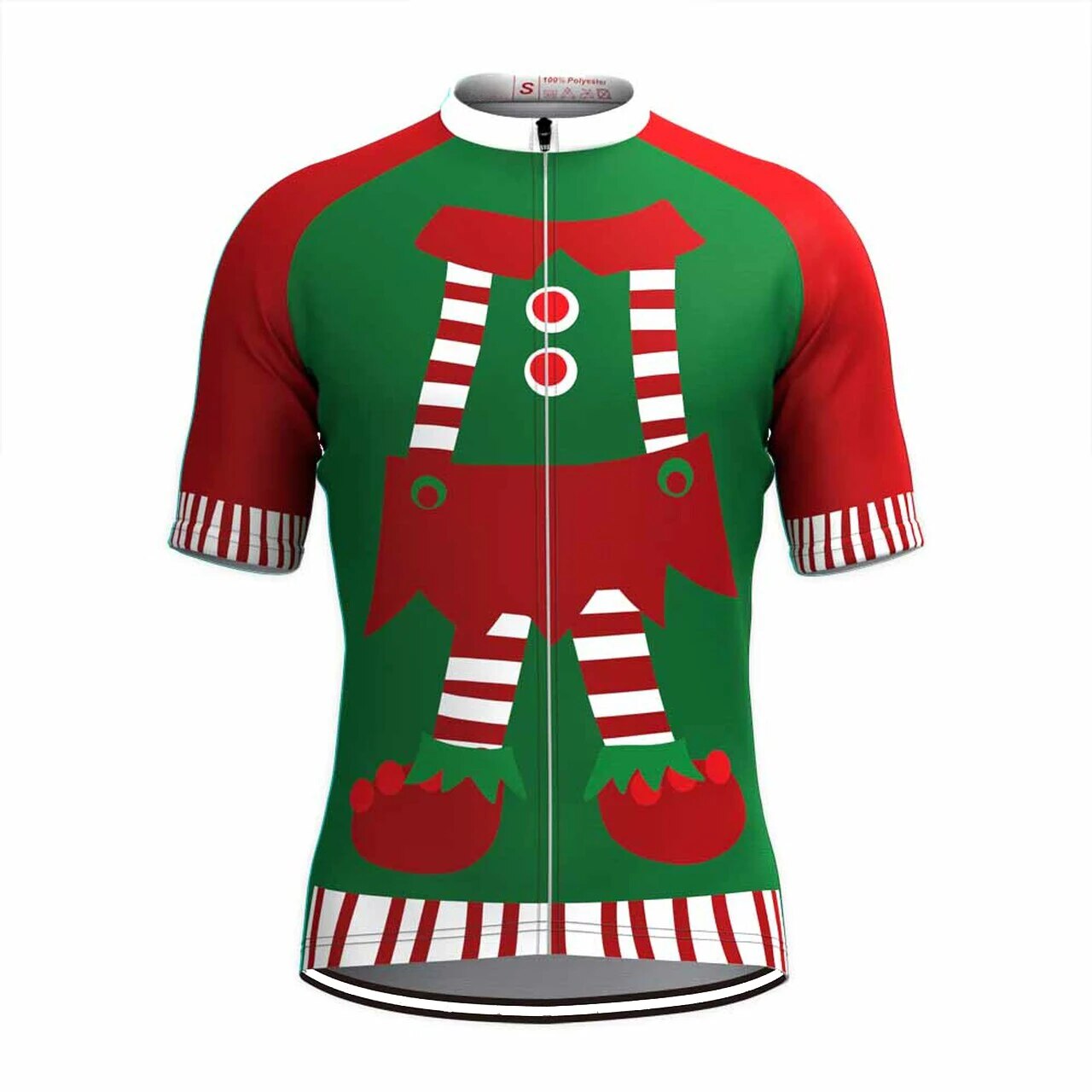 Christmas Cycling Jersey Short Sleeve