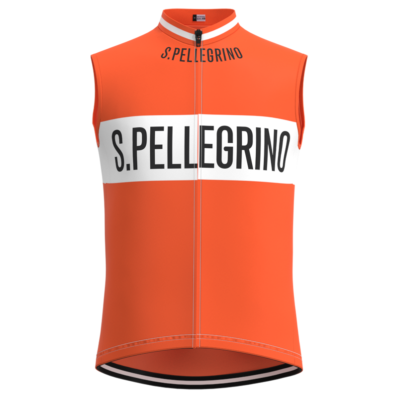 San Pellegrino Retro Cycling Jersey Short sleeve suit