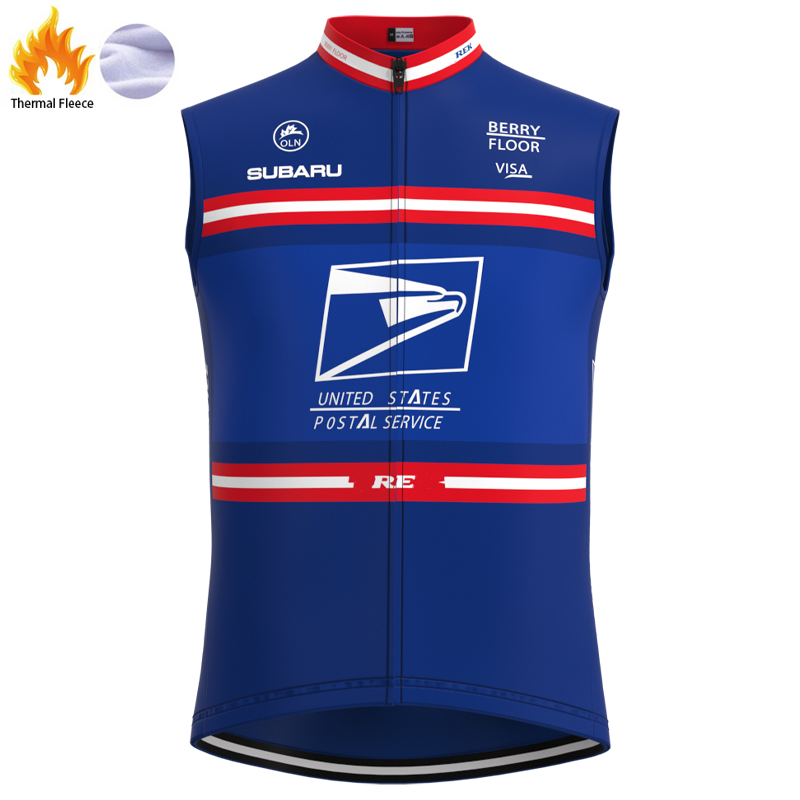 US Postal Service Pro Team Retro Cycling Jersey Long sleeved suit