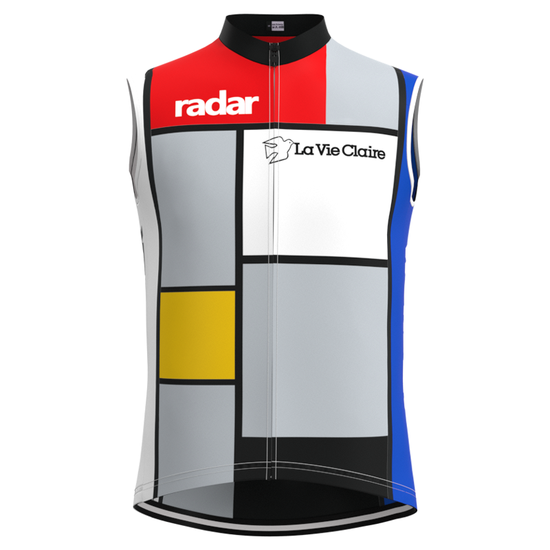La Vie Claire Retro Cycling Jersey Short sleeve suit