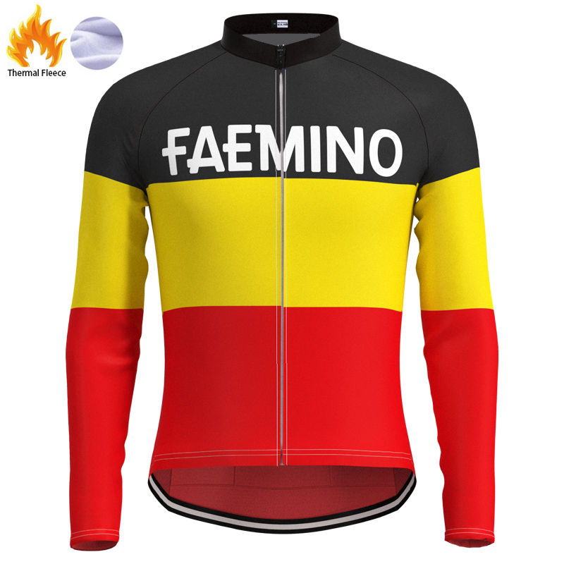 Faemino Retro Cycling Jersey Long sleeved suit