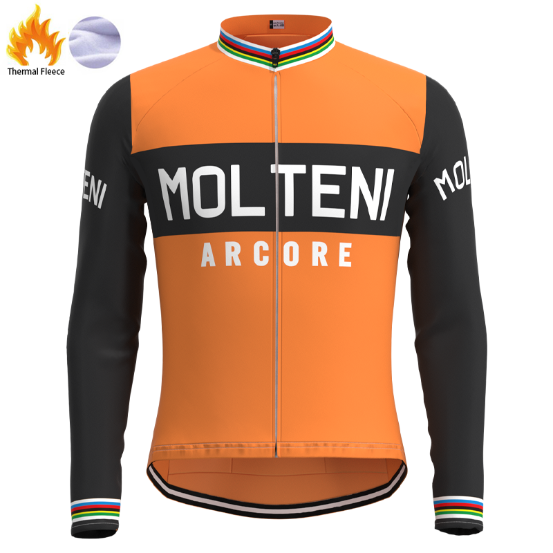 Molteni Retro Cycling Jersey Long sleeved suit