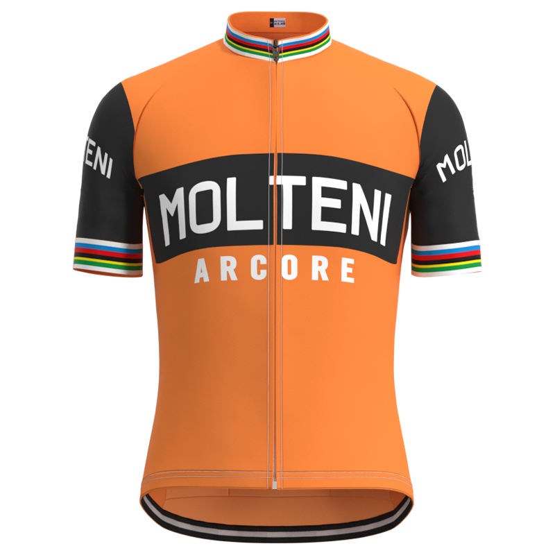 Molteni Retro cykeltrøje Kortærmet jakkesæt