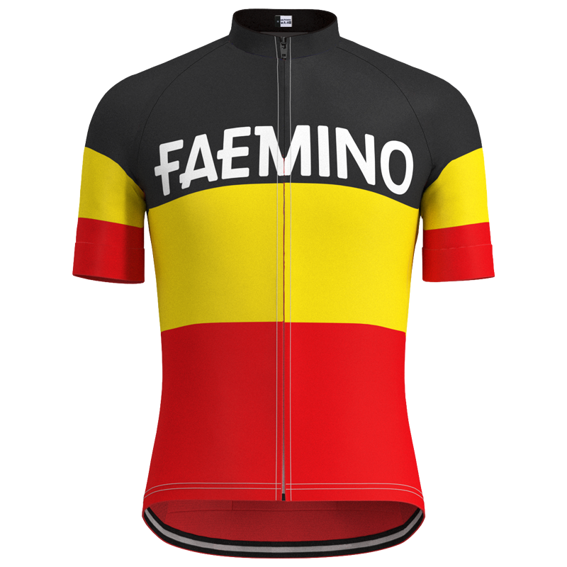 Faemino-Faema Retro Cycling Jersey Short sleeve suit