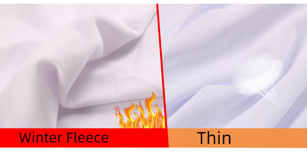 Christmas Long Sleeve Cycling Jersey Winter Fleece Wool