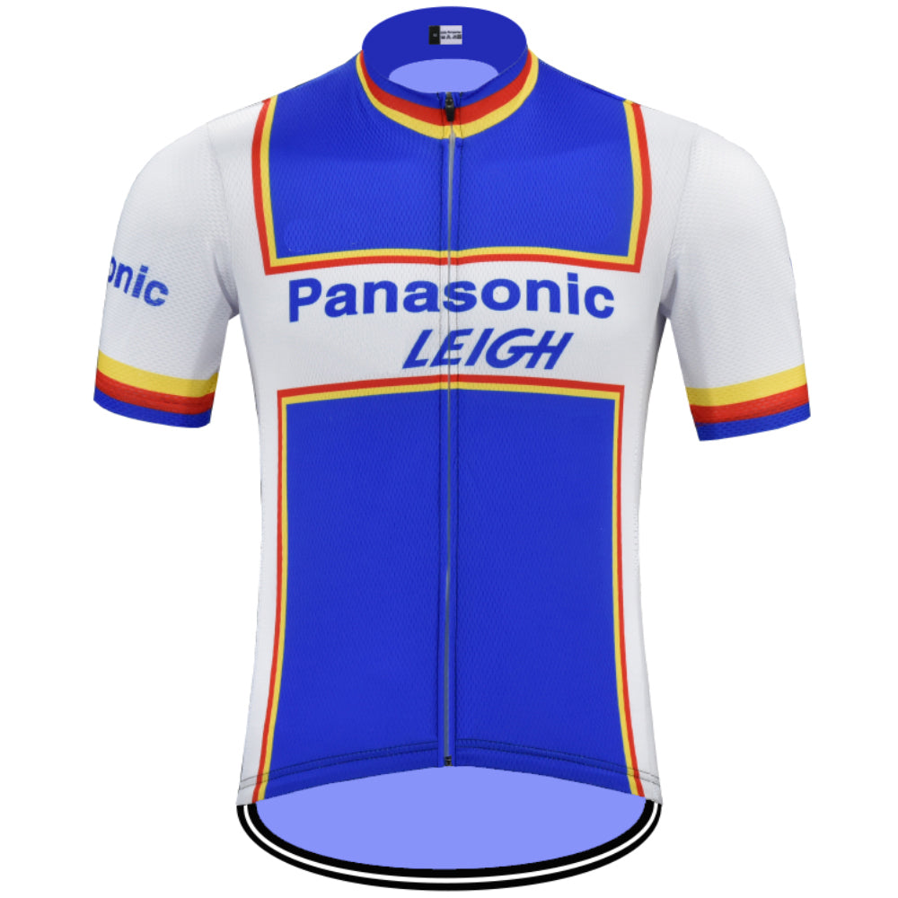 PANASONIC Retro cykeltrøje Kortærmet