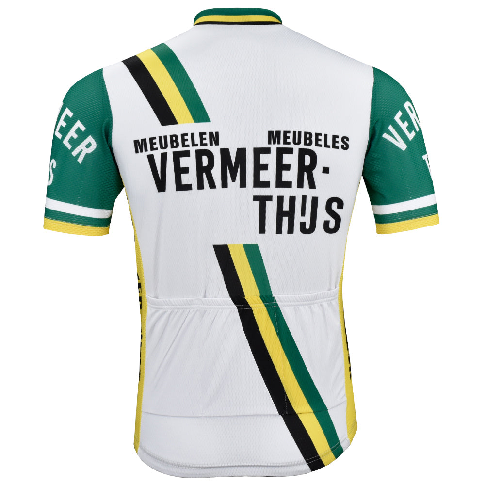 VERMEER Retro cykeltrøje Kortærmet