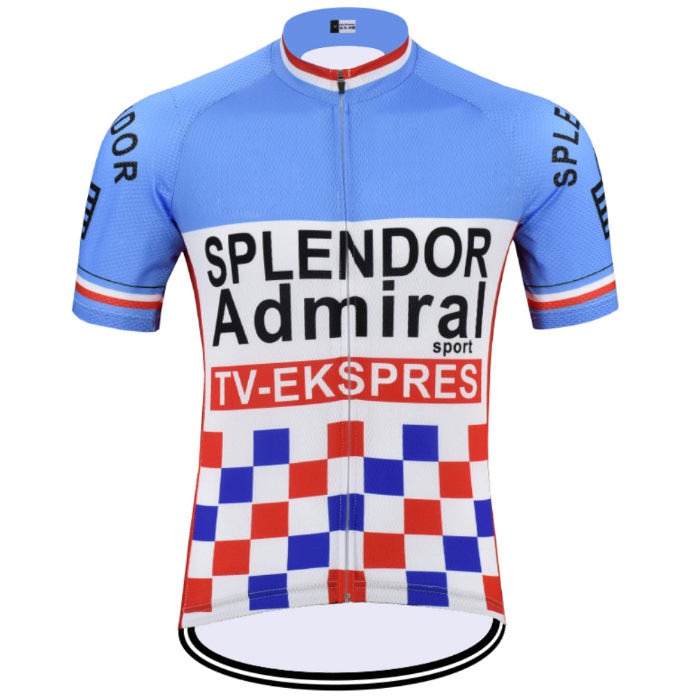 Admiral Retro Cykeltrøje Kortærmet