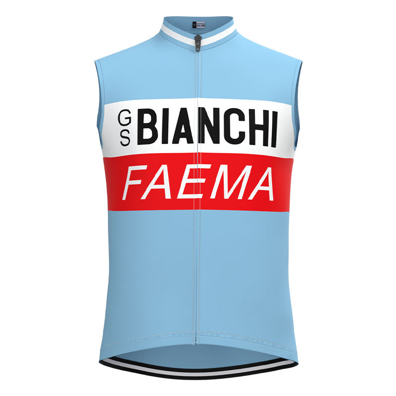 BIANCHI FAEMA Retro cykeltrøje Kortærmet jakkesæt