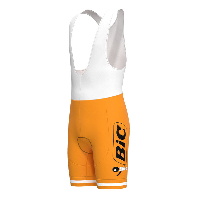 BIC Orange Retro Cycling Jersey Set