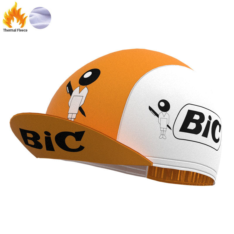 BIC Orange Retro Cycling Jersey Long Set (With Fleece Option)