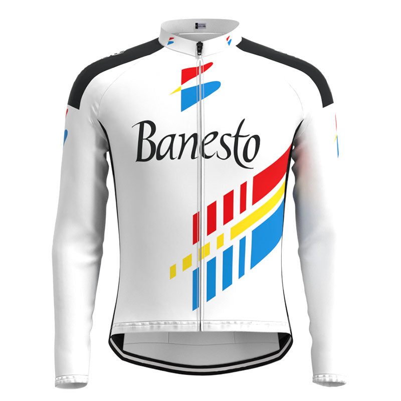 Banesto Retro Cycling Jersey Long Set (With Fleece Option)