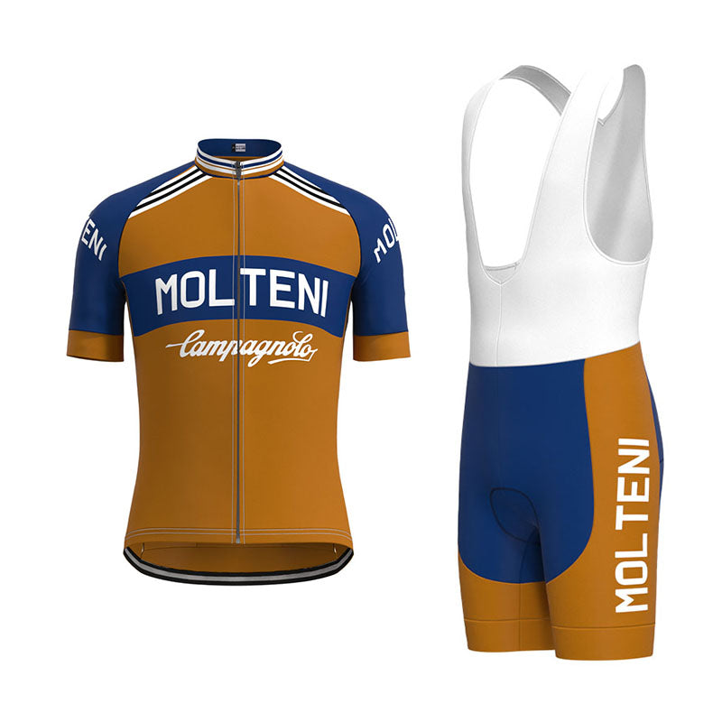 Molteni Brown Retro Cycling Jersey Set