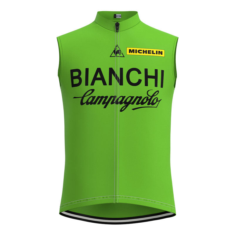 BIANCHI GREEN Retro Cycling Jersey Short sleeve suit