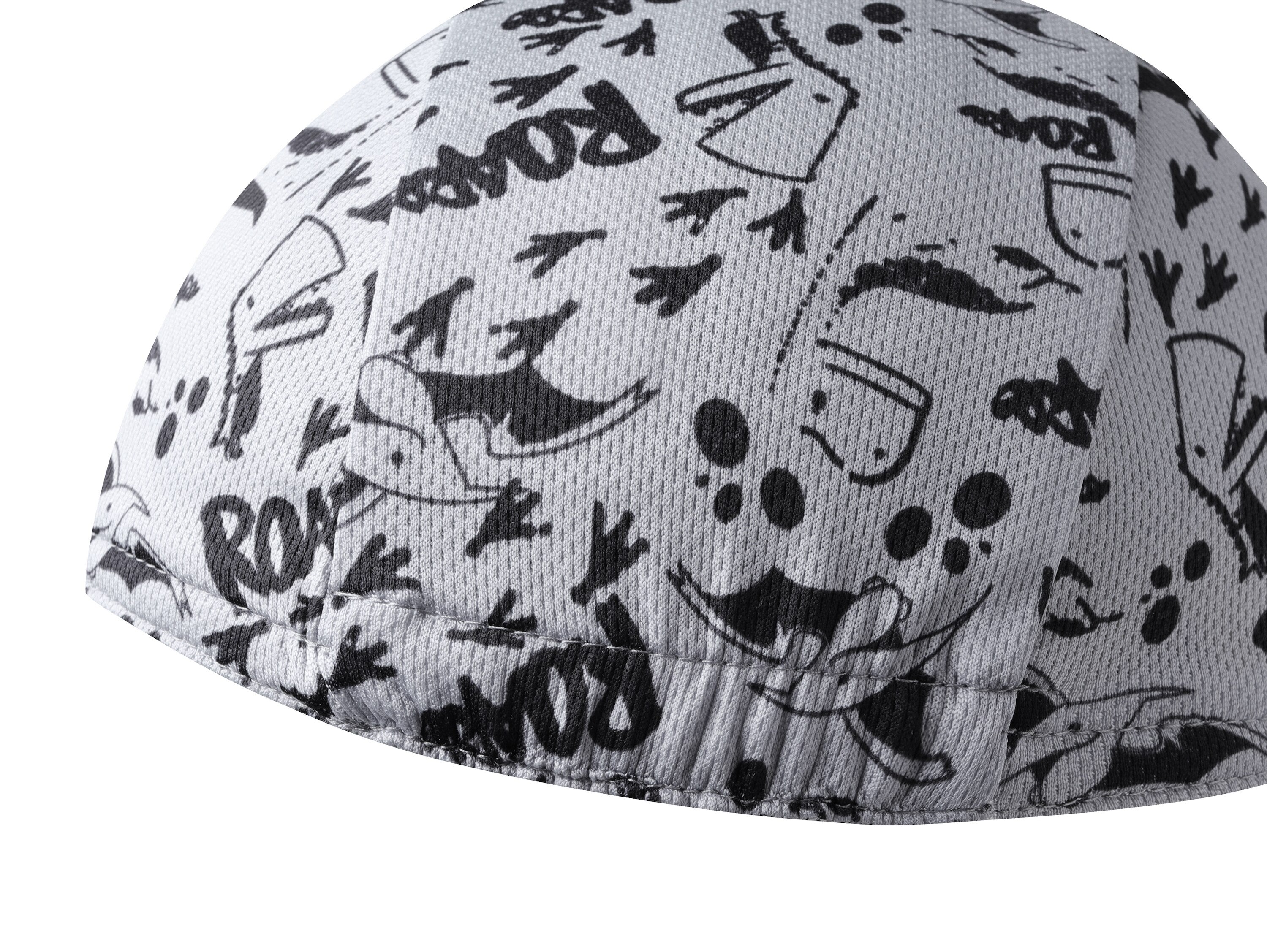 Sort cykelkasket - Polyester cykelhat-underhjelm - Cykelhjelmforing Åndbar og svedoptagelse