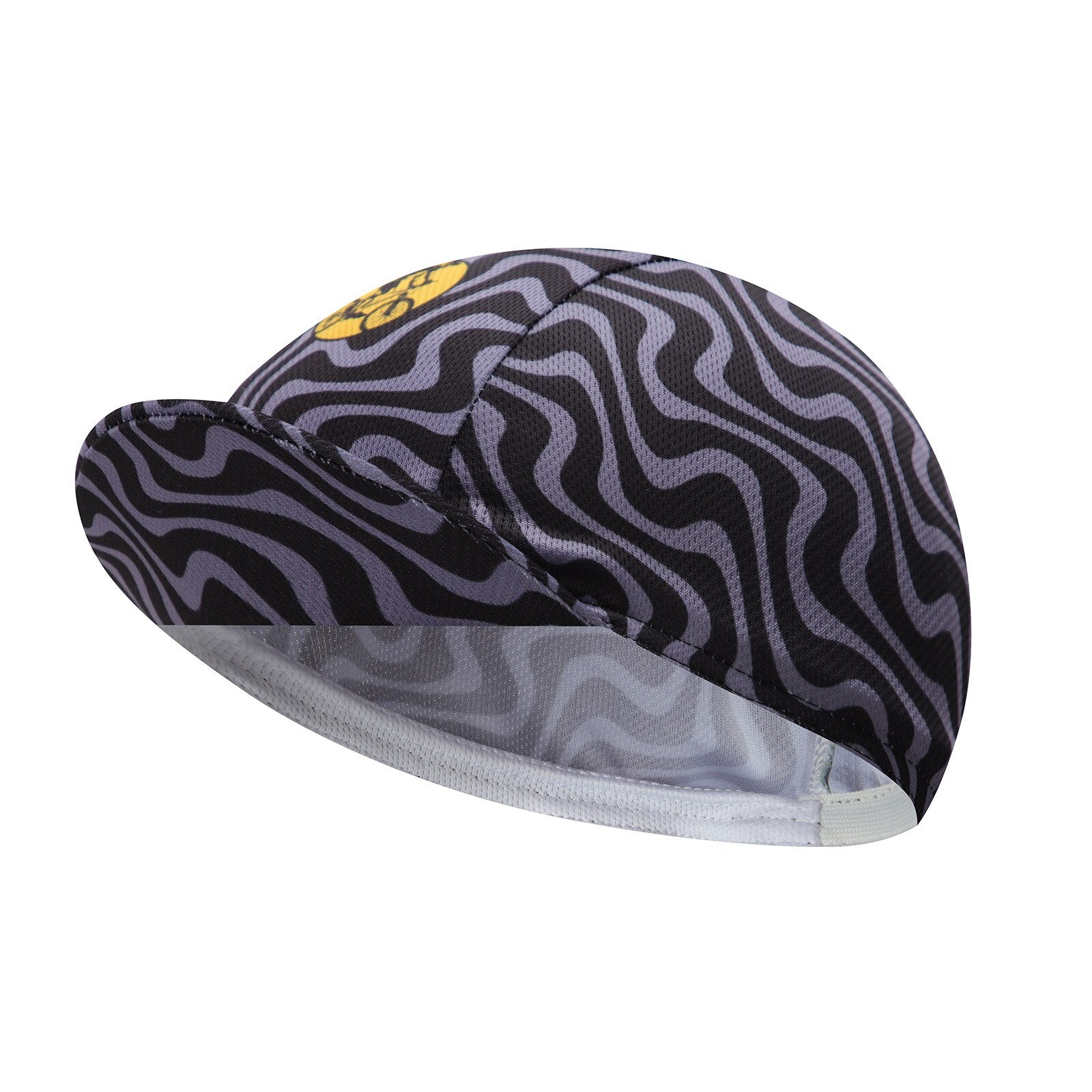 Black Cycling Cap - Polyester Cycling Hat-Under Helmet - Cycling Helmet Liner Breathable&Sweat Uptake