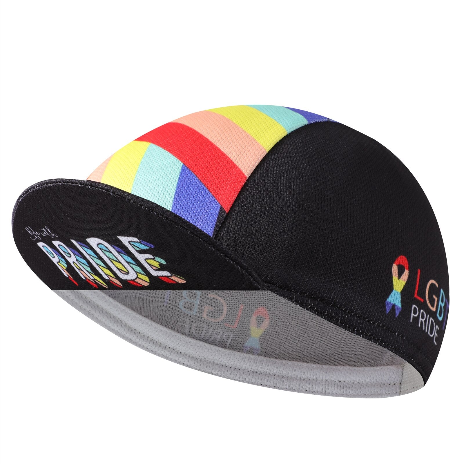 Black Cycling Cap - Polyester Cycling Hat-Under Helmet - Cycling Helmet Liner Breathable&Sweat Uptake