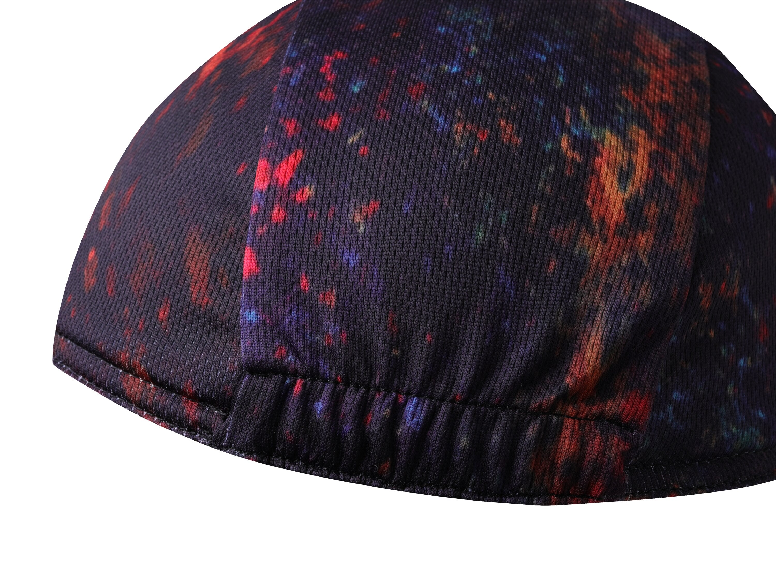 Black Cycling Cap - Polyester Cycling Hat-Under Helmet - Cycling Helmet Liner Breathable&Sweat Uptake