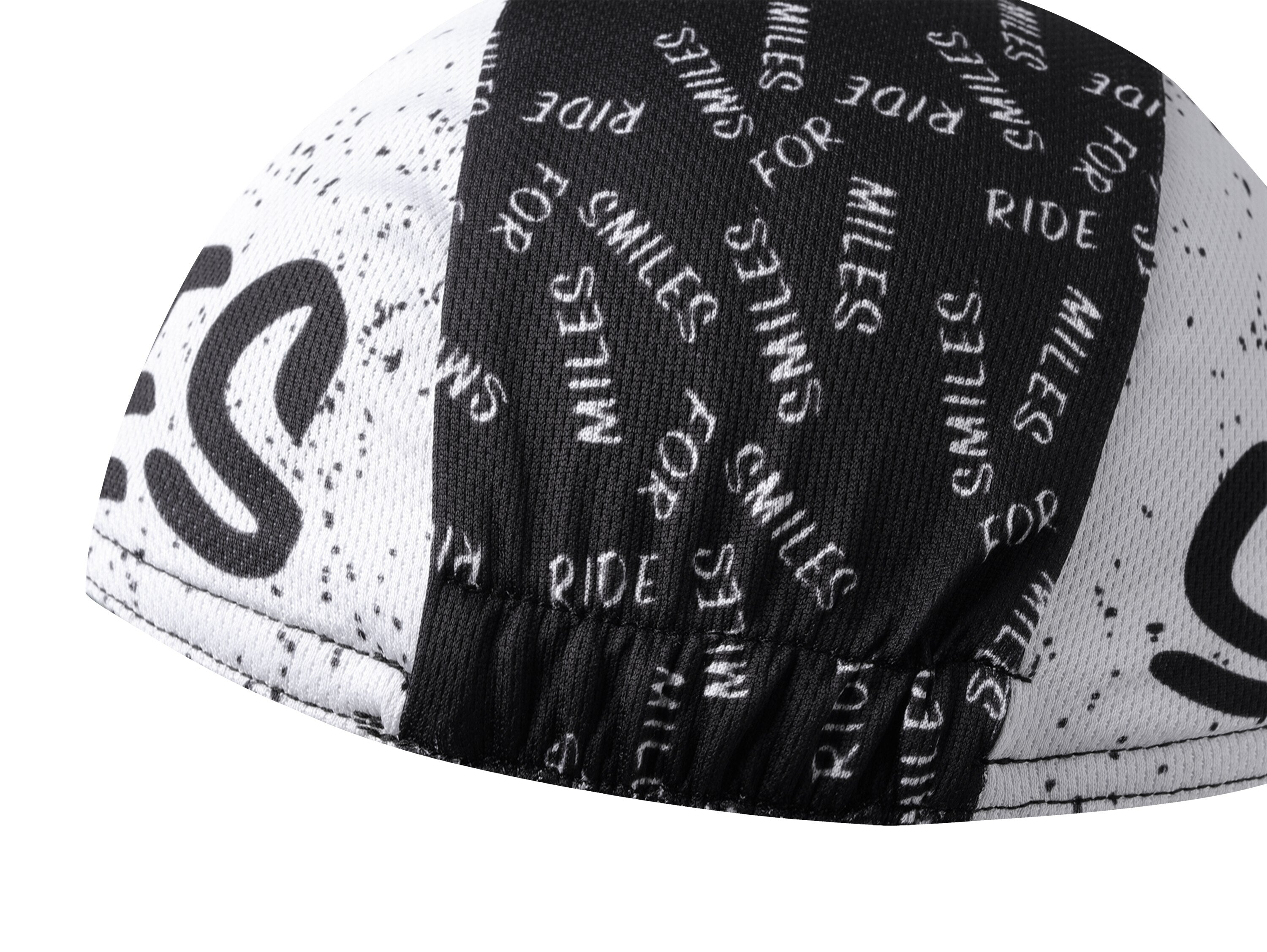 Black Cycling Cap - Polyester Cycling Hat-Under Helmet - Cycling Helmet Liner Breathable&Sweat Uptake