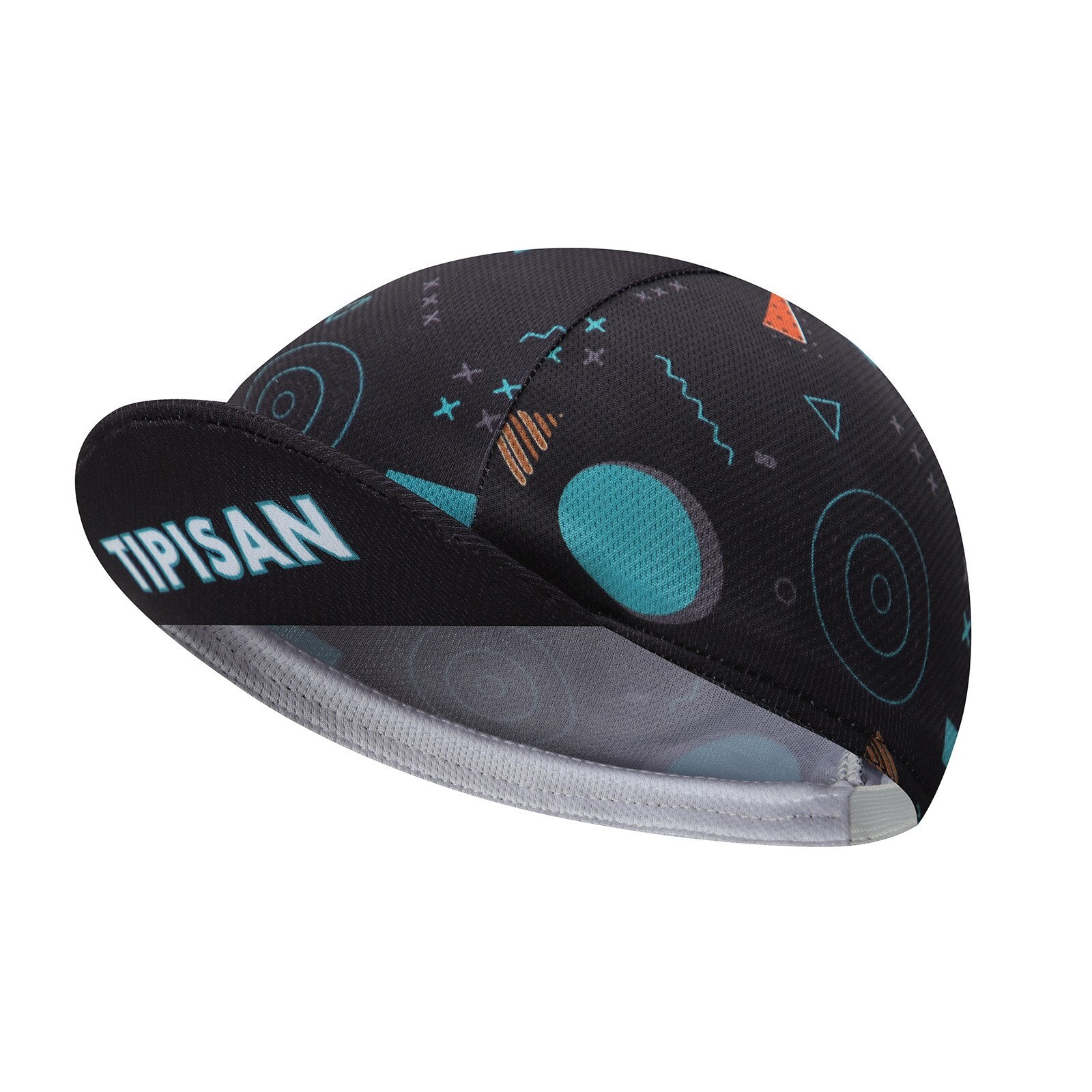 Black Cycling Cap - Polyester Cycling Hat-Under Helmet - Cycling Helmet Liner Breathable&Sweat Uptake