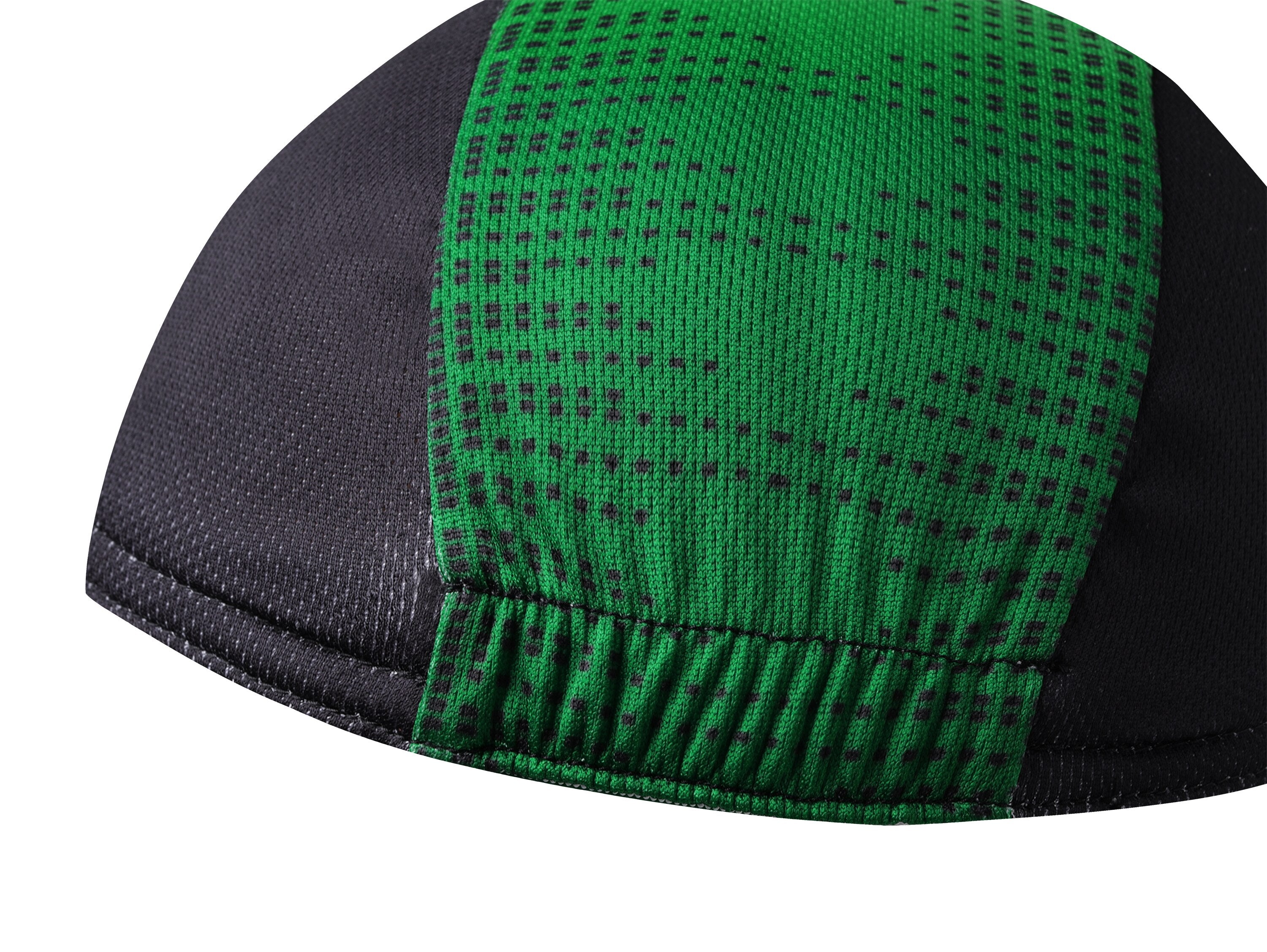 Black Cycling Cap - Polyester Cycling Hat-Under Helmet - Cycling Helmet Liner Breathable&Sweat Uptake