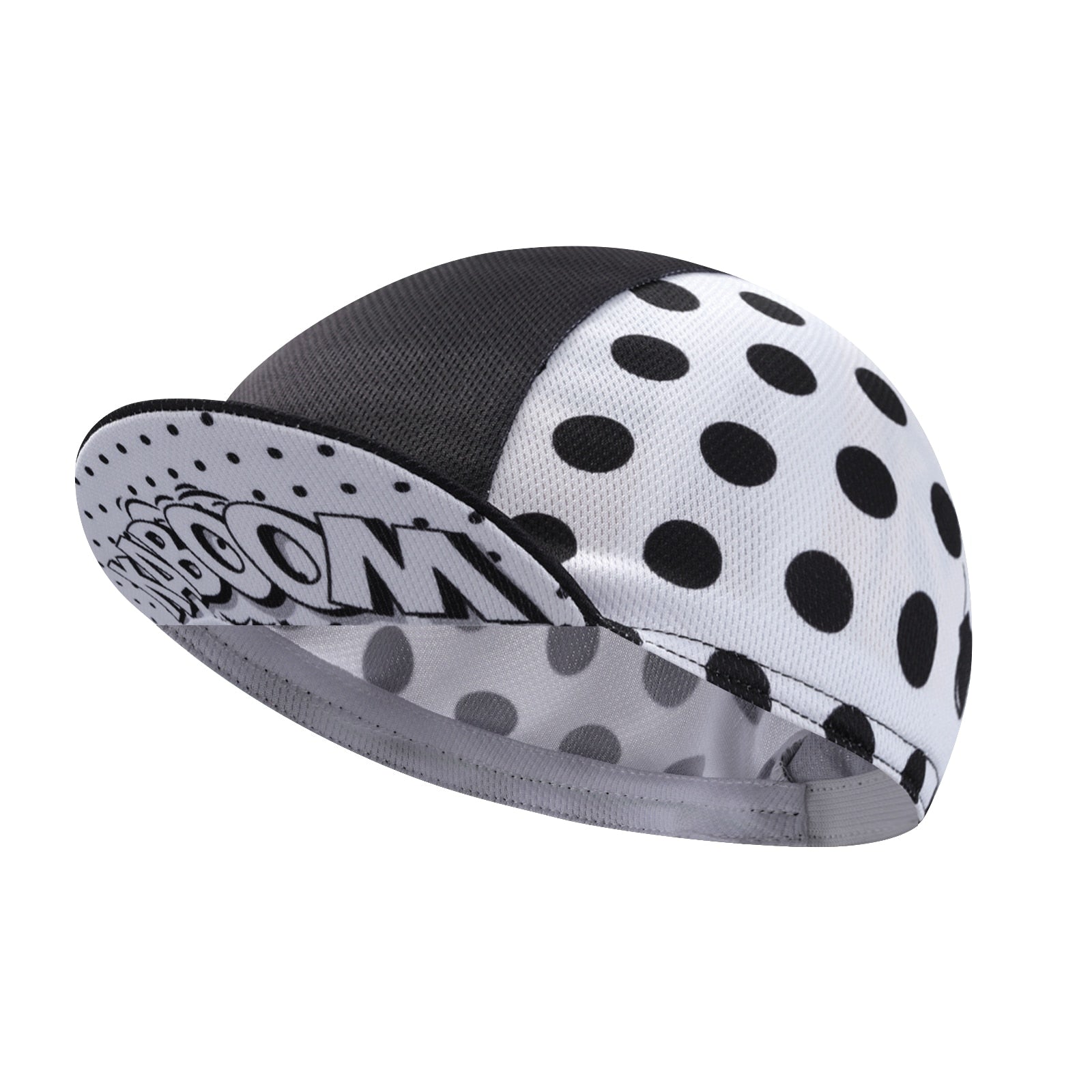 Black Cycling Cap - Polyester Cycling Hat-Under Helmet - Cycling Helmet Liner Breathable&Sweat Uptake