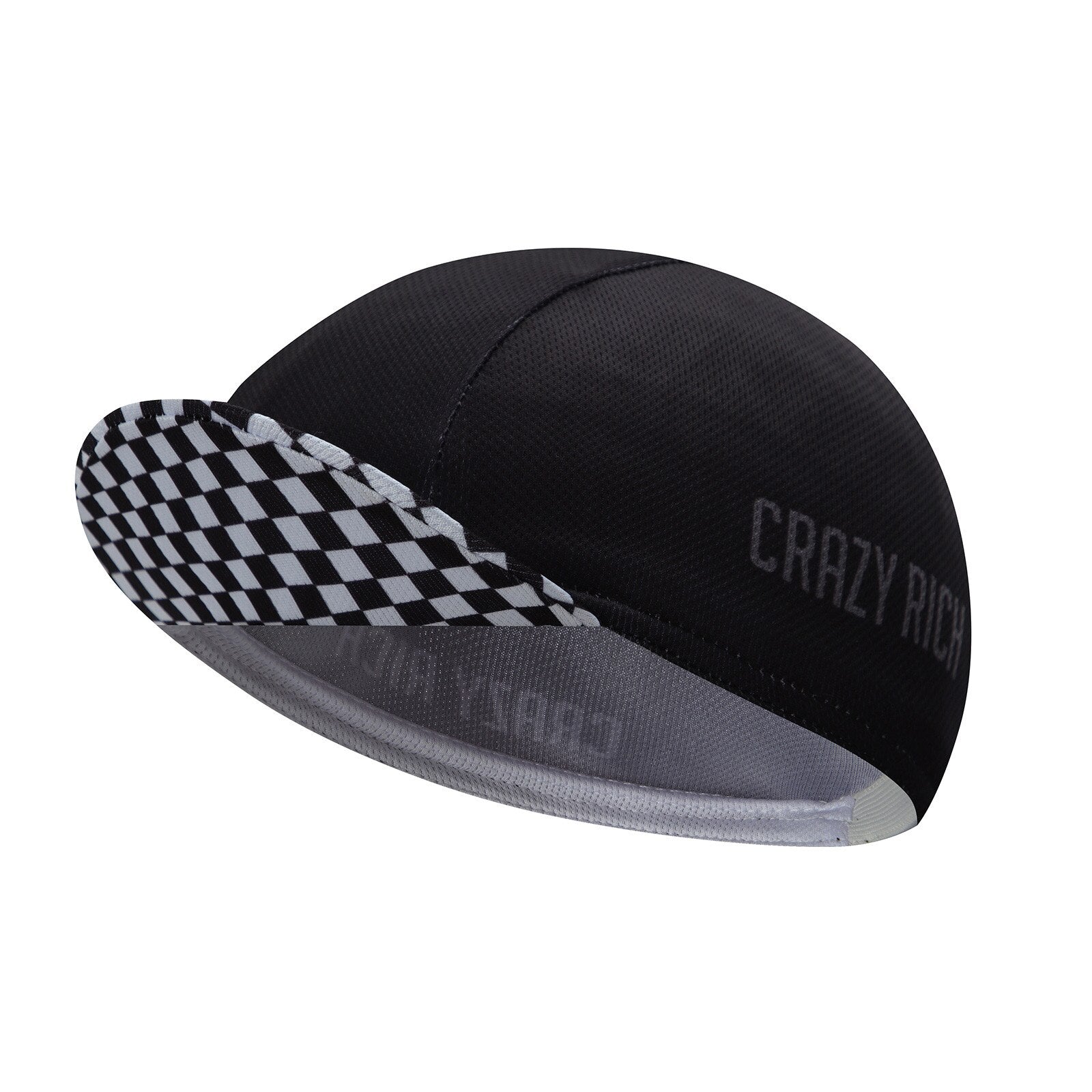 Black Cycling Cap - Polyester Cycling Hat-Under Helmet - Cycling Helmet Liner Breathable&Sweat Uptake