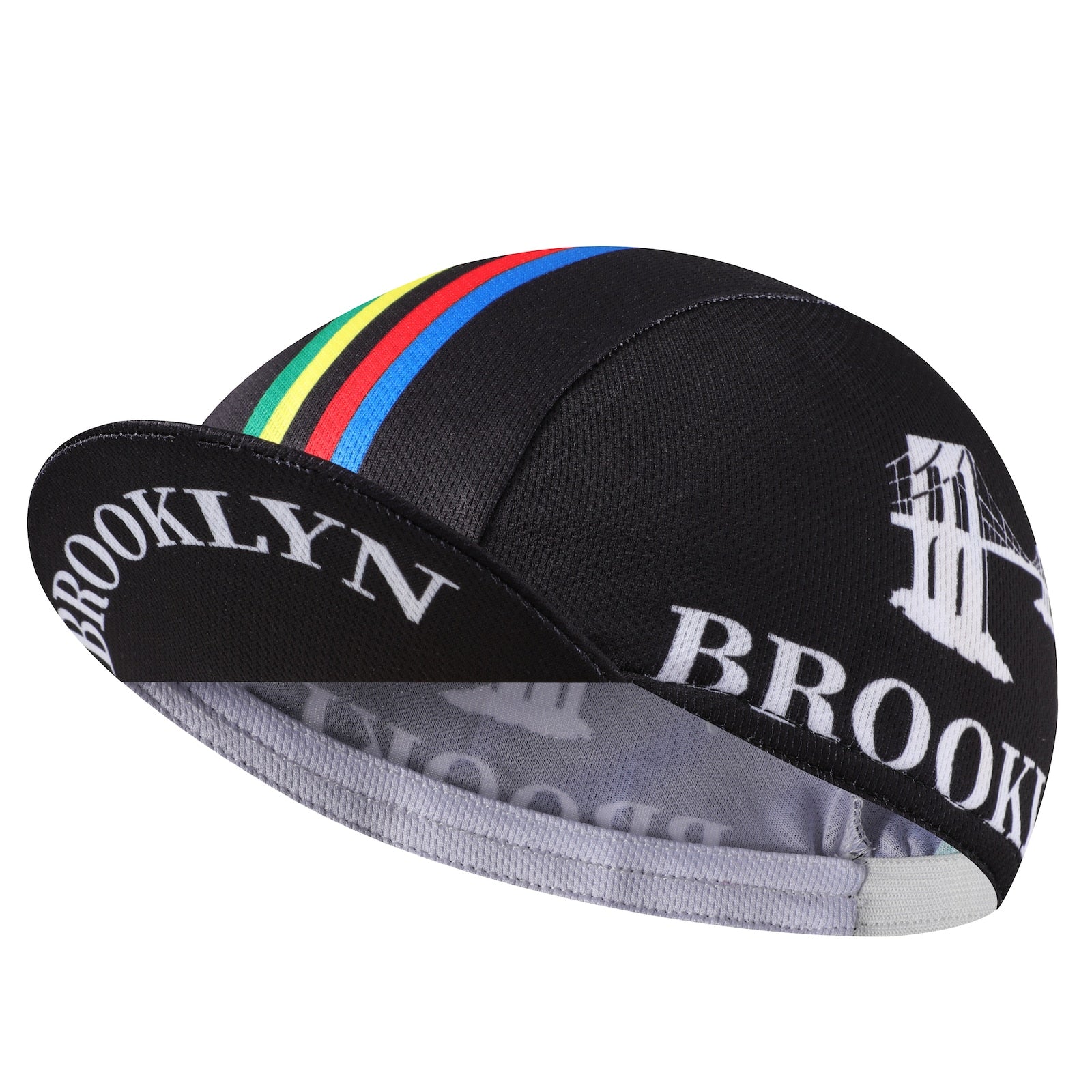 Brooklyn Cycling Cap - Retro cykelhat-underhjelm - Cykelhjelmforing åndbar og svedoptagelse