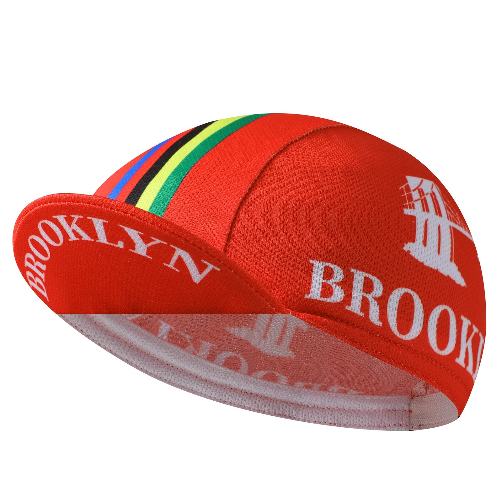 Brooklyn Cycling Cap - Retro cykelhat-underhjelm - Cykelhjelmforing åndbar og svedoptagelse