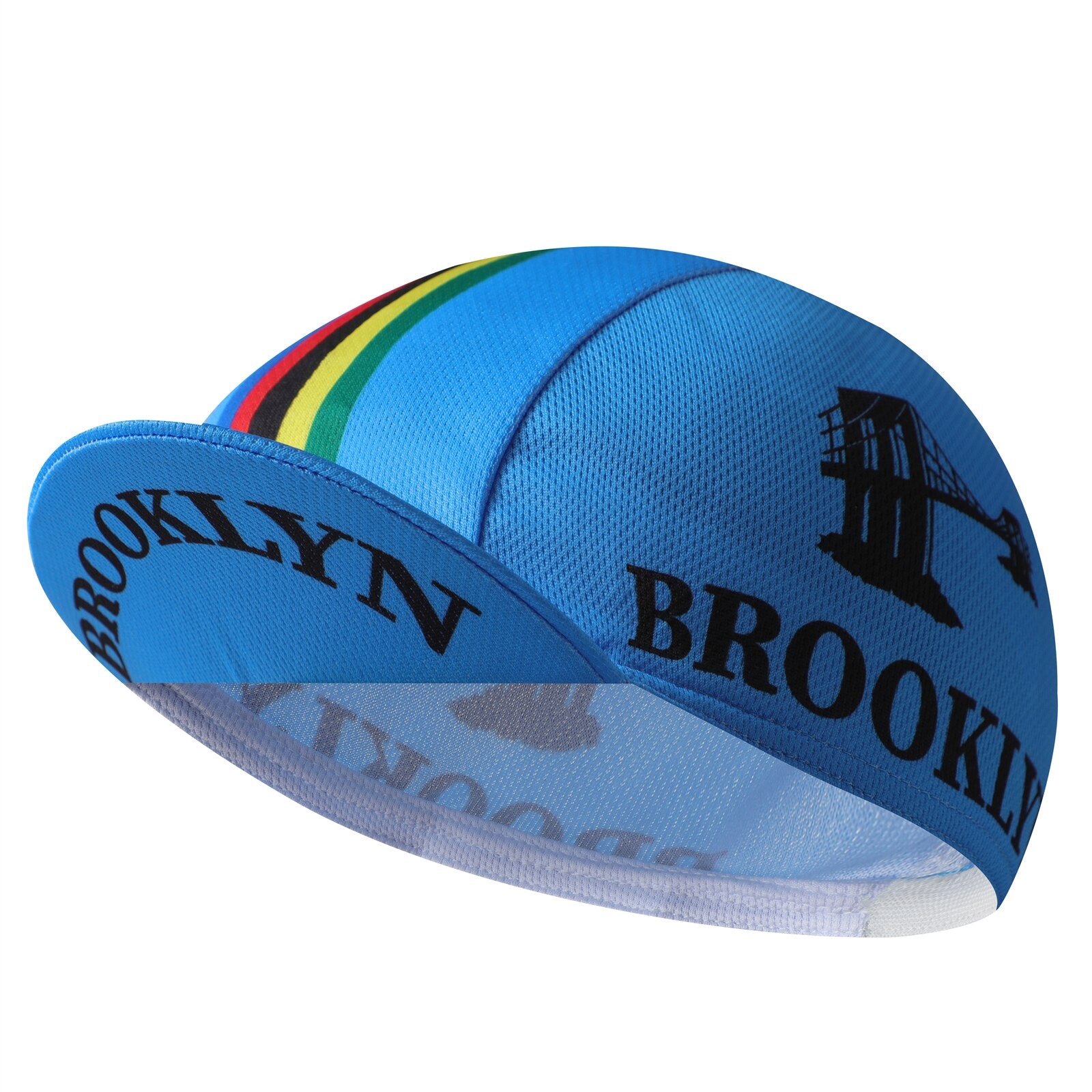 Brooklyn Cycling Cap - Retro cykelhat-underhjelm - Cykelhjelmforing åndbar og svedoptagelse