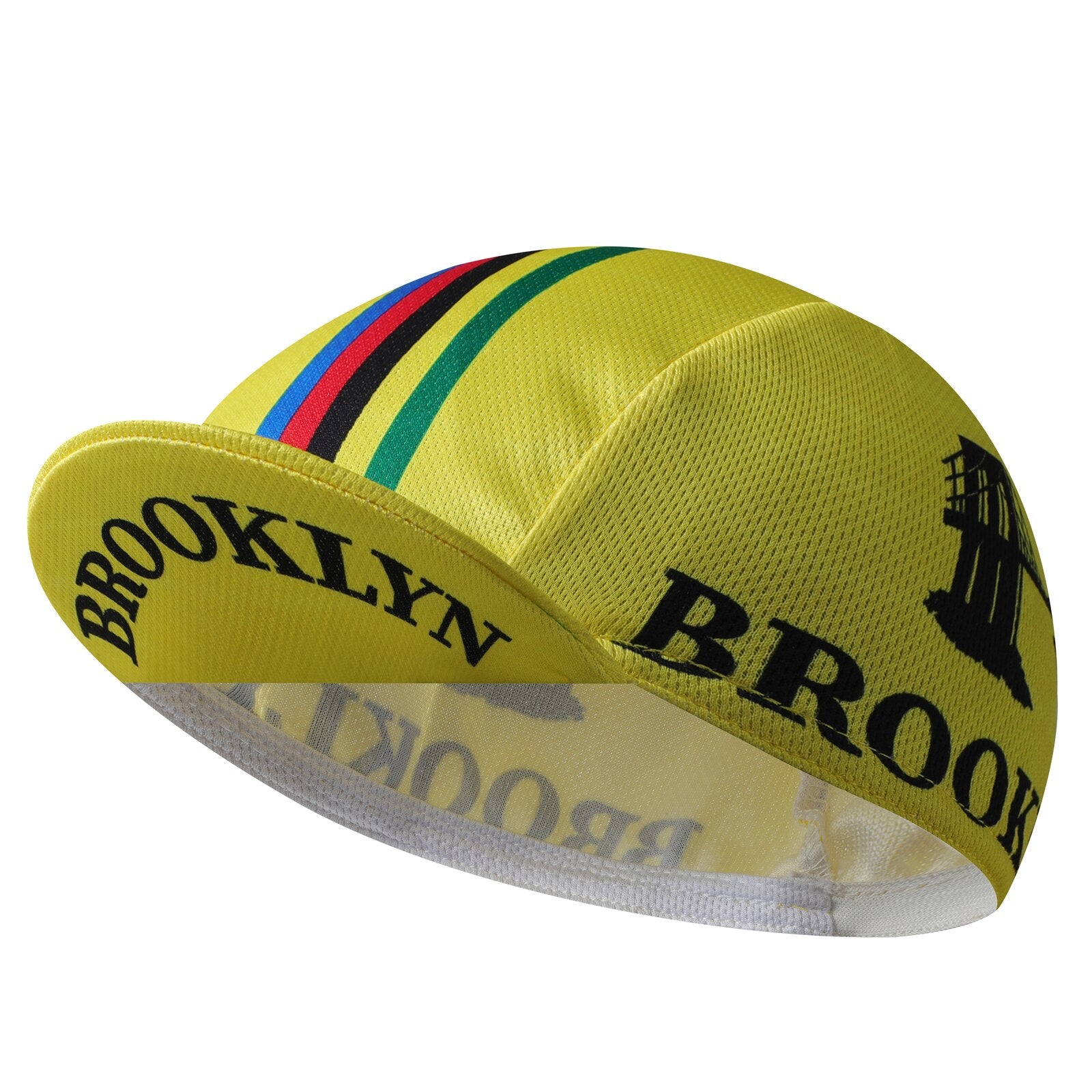 Brooklyn Cycling Cap - Retro cykelhat-underhjelm - Cykelhjelmforing åndbar og svedoptagelse