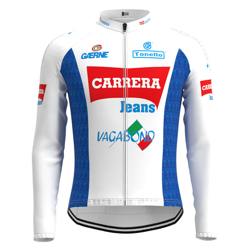 Carrera Jeans 1987 Retro Cycling Jersey Long Set (With Fleece Option)